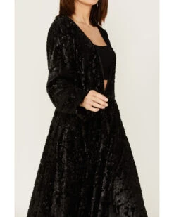 Shyanne Women's Velvet Sequin Duster