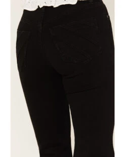 Shyanne 43 Shyanne Women's High Rise Super Flare Tulip Jeans